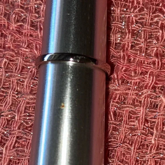 Silver Butterfly Ring with Red and Green Enamel- Size 4. - Picture 4 of 4